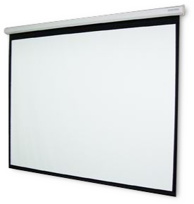 Pantalla marco negro para Proyectores